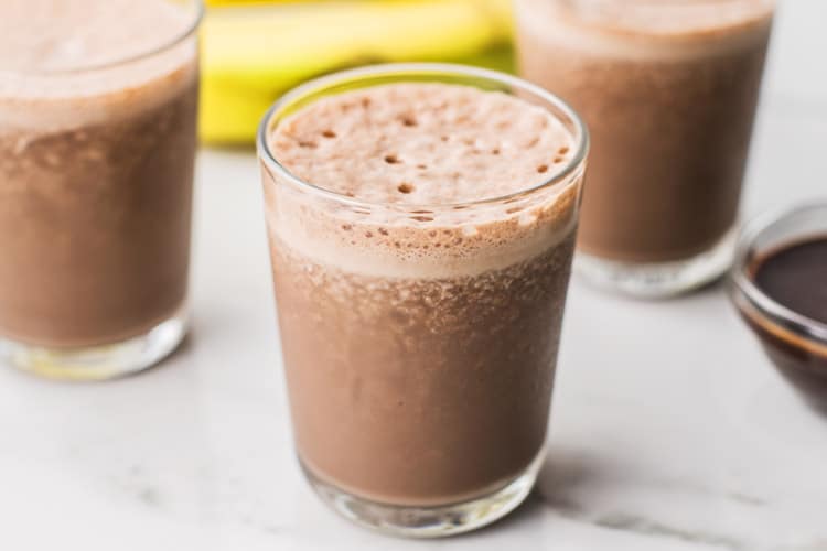 Nutella-Banana-Espresso-Shake-Drink - SKINNYMS. - 10 Best Coffee Smoothie Recipes - 6